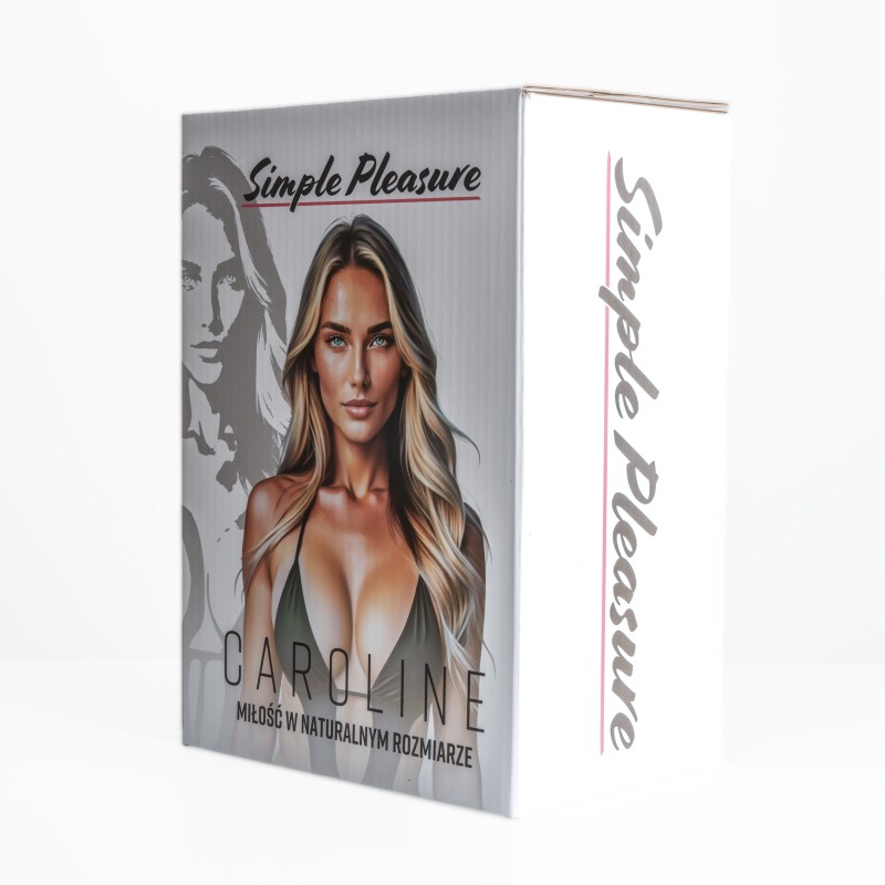 Simple Pleasure lalka dmuchana damska z głową 3d caroline