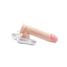 Simple Pleasure wibrator 7 trybów rotacji cyberskóra kolor cielisty 20 cm sterowany przewodowo