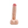 Simple Pleasure wibrator 10 trybów rotacji cyberskóra kolor cielisty 23 cm sterowany bezprzewodowo