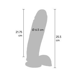 Dildo 10  Inch with Balls Vibrator