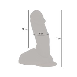 ToyJoy Get Real Vibrating Silicone Dildo 17 cm