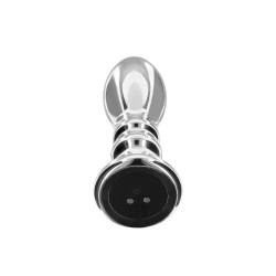 ToyJoy Buttocks Vibrating Metal Buttplug L