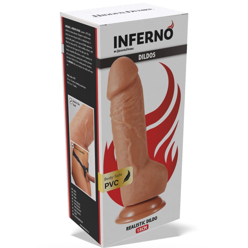 Realistic Dildo PVC 18 cm