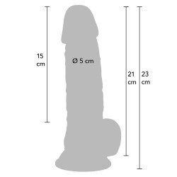 Realistic Dildo PVC 21 cm