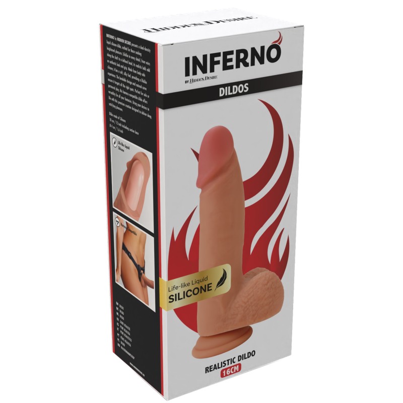 Realistic Dildo Liquid Silicone 16 cm