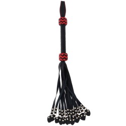 Leather Cat-o-Nine Whip