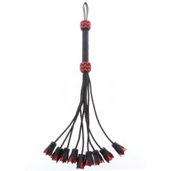 Genuine Leather Roses Whip