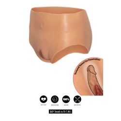 Open Vagina Brief High Waist
