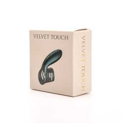 Velvet Touch pierścień wibrujący ładowany usb niebieski