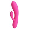 Party Up wibrator slikonowy typ króliczek ładowany usb kolor różowy Clare