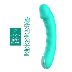 Party Up wibrator mini ładowany magnetycznie kolor turkusowy Niki