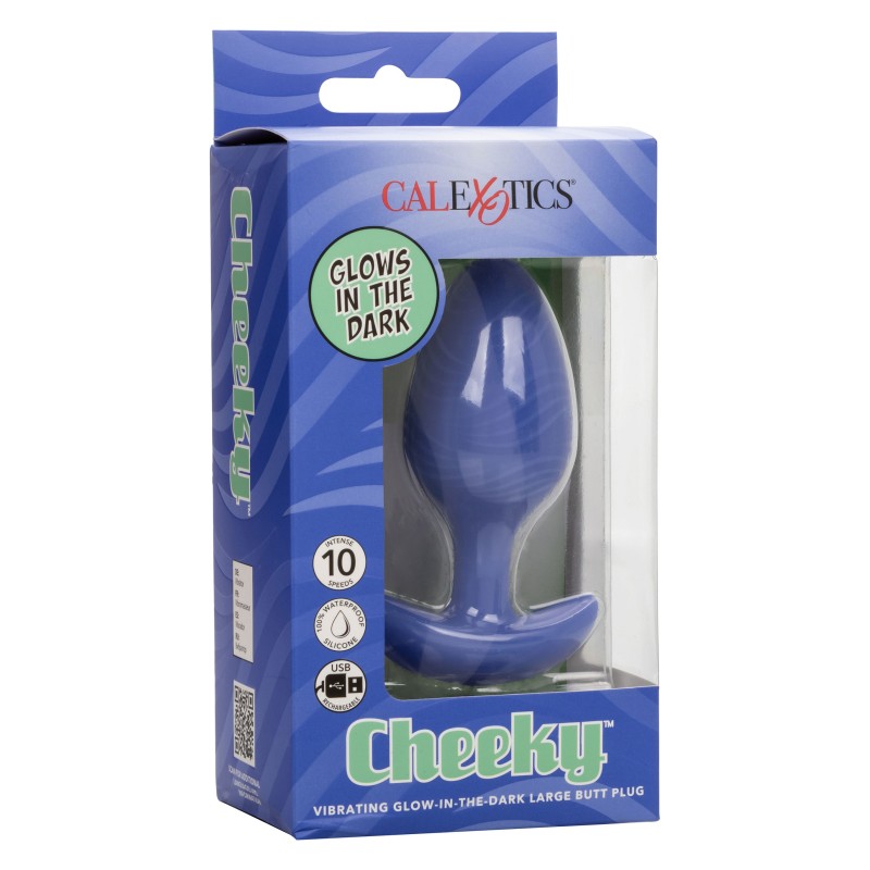 Cheeky Glow Vibrating Plug L