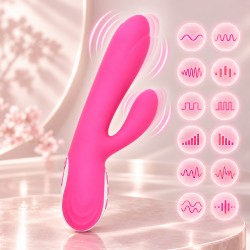 Velvet Touch wibrator silikonowy typ króliczek ładowany usb różowy