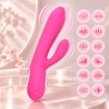 Velvet Touch wibrator silikonowy typ króliczek ładowany usb różowy