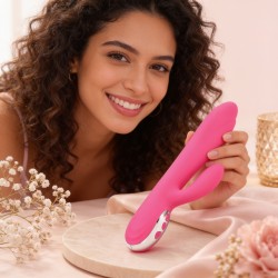 Velvet Touch wibrator silikonowy typ króliczek ładowany usb różowy