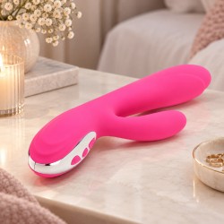Velvet Touch wibrator silikonowy typ króliczek ładowany usb różowy