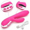 Velvet Touch wibrator silikonowy typ króliczek ładowany usb różowy