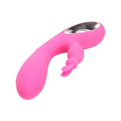 Velvet Touch wibrator silikonowy typ króliczek ładowany usb różowy