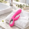 Velvet Touch wibrator silikonowy typ króliczek ładowany usb różowy