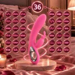 Velvet Touch wibrator silikonowy typ króliczek ładowany usb różowy