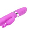 Velvet Touch wibrator silikonowy typ króliczek ładowany usb fioletowy
