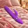 Velvet Touch wibrator silikonowy typ króliczek ładowany usb fioletowy