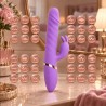 Velvet Touch wibrator silikonowy typ króliczek ładowany usb fioletowy