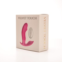 Velvet Touch stymulator łechtaczki sterowany bezprzewodowo ładowany usb różowy