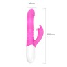 Velvet Touch wibrator silikonowy typ króliczek ładowany usb fioletowy