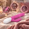 Velvet Touch wibrator silikonowy typ króliczek ładowany usb fioletowy
