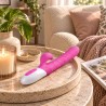 Velvet Touch wibrator silikonowy typ króliczek ładowany usb fioletowy