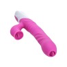 Velvet Touch wibrator silikonowy typ króliczek ładowany usb fioletowy