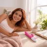 Velvet Touch wibrator silikonowy typ króliczek ładowany usb fioletowy