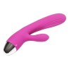 Velvet Touch wibrator silikonowy typ króliczek ładowany usb fioletowy