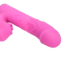 Velvet Touch wibrator silikonowy typ króliczek ładowany usb fioletowy