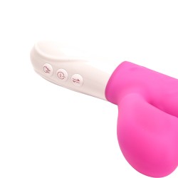 Velvet Touch wibrator silikonowy typ króliczek ładowany usb fioletowy