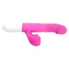 Velvet Touch wibrator silikonowy typ króliczek ładowany usb fioletowy