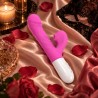 Velvet Touch wibrator silikonowy typ króliczek ładowany usb fioletowy