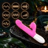 Velvet Touch wibrator silikonowy typ króliczek ładowany usb fioletowy