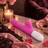 Velvet Touch wibrator silikonowy typ króliczek ładowany usb fioletowy