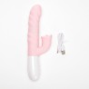 Velvet Touch wibrator silikonowy typ króliczek ładowany usb różowy
