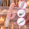 Velvet Touch wibrator silikonowy typ króliczek ładowany usb różowy