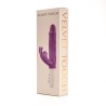Velvet Touch wibrator silikonowy typ króliczek ładowany usb fioletowy