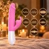 Velvet Touch wibrator silikonowy typ króliczek ładowany usb fioletowy