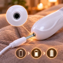 Velvet Touch wibrator silikonowy typ króliczek ładowany usb fioletowy