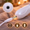 Velvet Touch wibrator silikonowy typ króliczek ładowany usb fioletowy