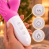 Velvet Touch wibrator silikonowy typ króliczek ładowany usb fioletowy