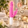Velvet Touch wibrator silikonowy typ króliczek ładowany usb fioletowy