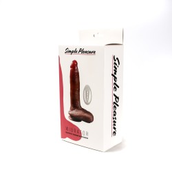 Simple Pleasure wibrator realistyczny sterowany zdalnie ładowany usb