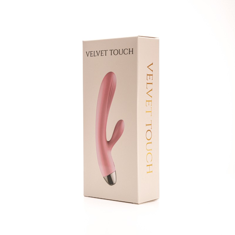 Velvet Touch wibrator silikonowy typ króliczek ładowany usb różowy